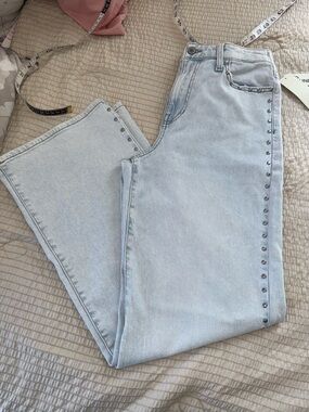 NWT NOBO Wide Leg Studded Jeans small